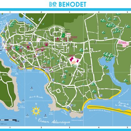 Brochures Et Plans Benodet Station Balneaire En Bretagne