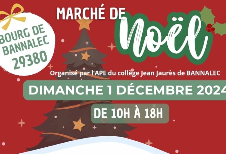 Marché de Noël APE Collège Bannalec 2024