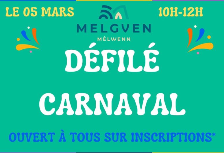 défilé carnaval melgven