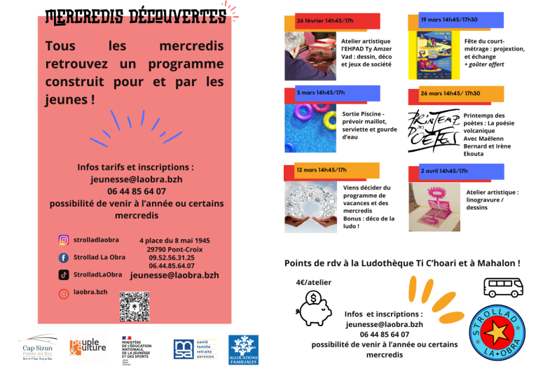 Programme des mercredis